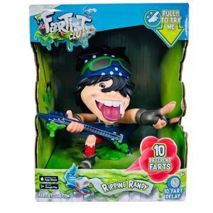5 for $25| Fartist Club Ripping Randy 10 Different Fart Noises Blue Bandanna‎